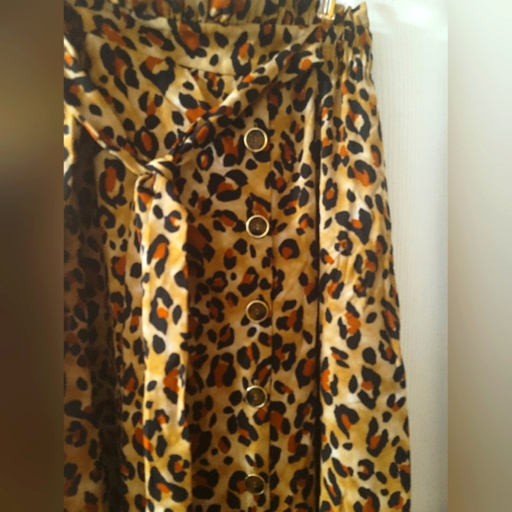 Leopard print skirt the brandy's at EST 1946 size S